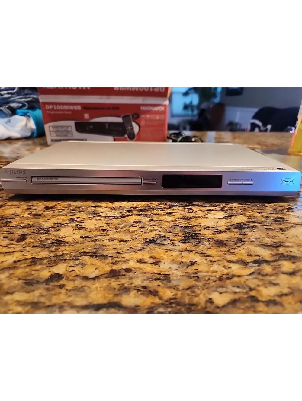 Philips DVP3140 Progressive Scan DVD Player.  Drawer Won't Open. Plays Dvds